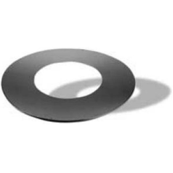 Integra Miltex M & G Duravent 7DT-TCR 7 Inch -8 Inch  Duratech Round Ceiling Support Trim Collar  Black 70752